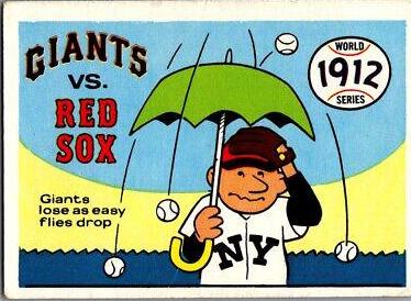 1912 Red Sox, Giants #9