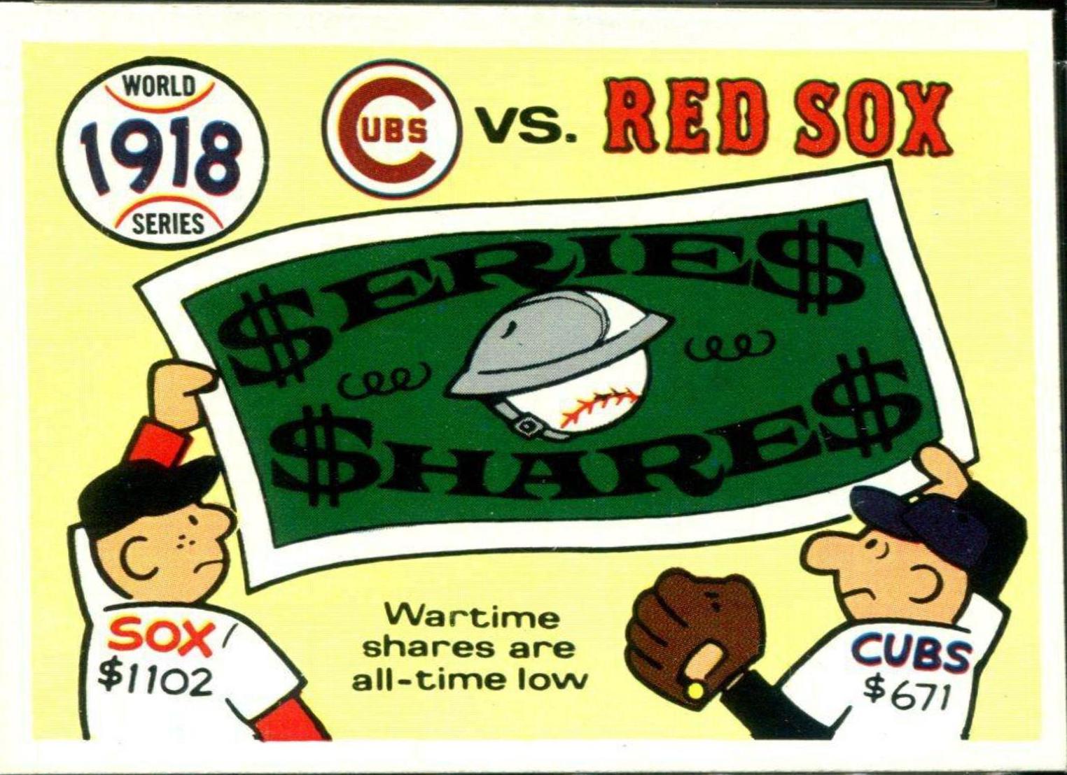 1918 Red Sox, Cubs #15