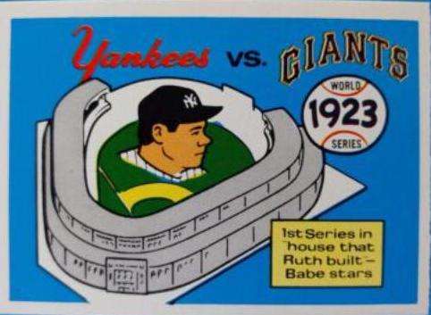 1923 Yankees, Giants [Babe Ruth] #20
