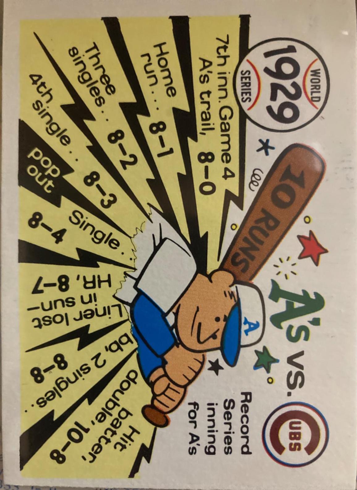 1929 A's, Cubs #26