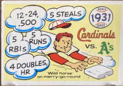 1931 Cardinals, A's [Pepper Martin] #28