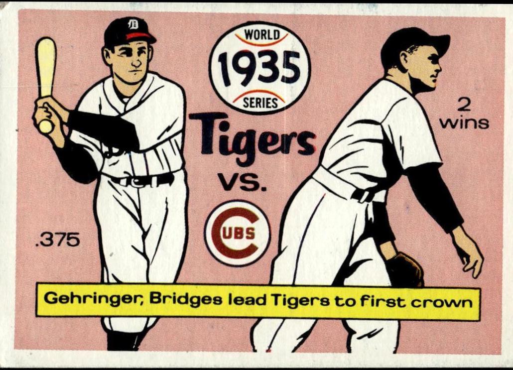 1935 Tigers, Cubs [Charlie Gehringer, Tommy Bridges] #32