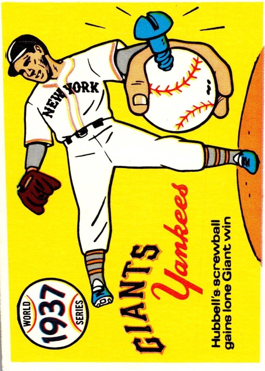 1937 Yankees, Giants [Carl Hubbell] #34
