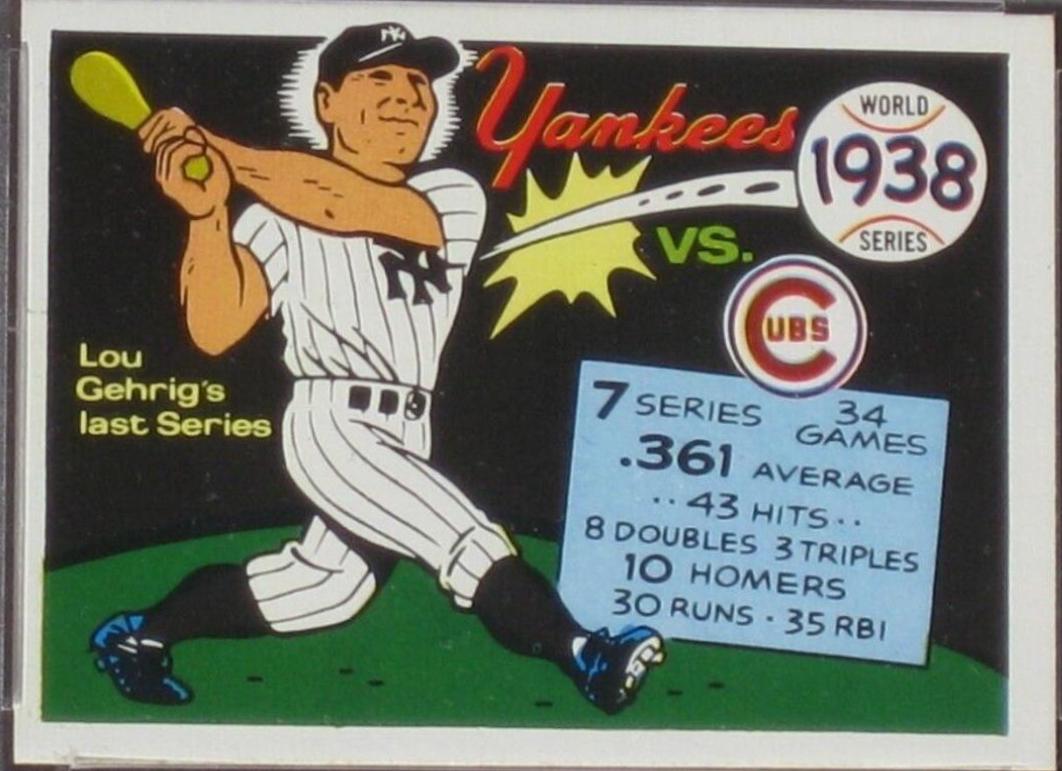 1938 Yankees, Cubs [Lou Gehrig] #35