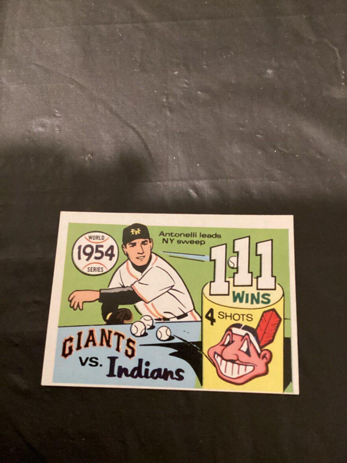 1954 Giants, Indians [Johnny Antonelli] #51