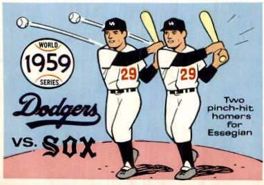 1959 Dodgers, W. Sox [Chuck Essegian] #56