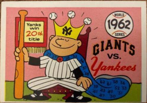 1962 Giants, Yankees #59