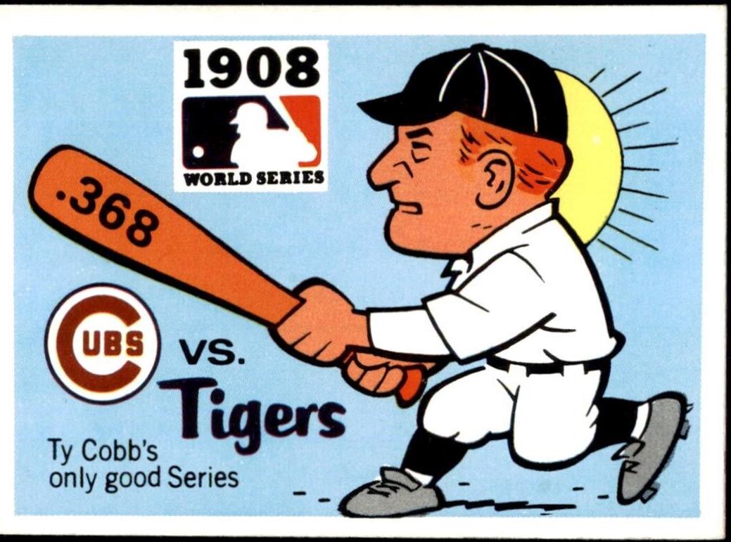 1908 Cubs, Tigers [Ty Cobb] #6