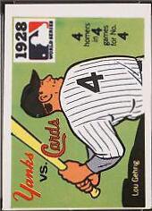 1928 Yankees, Card. [Lou Gehrig] #26
