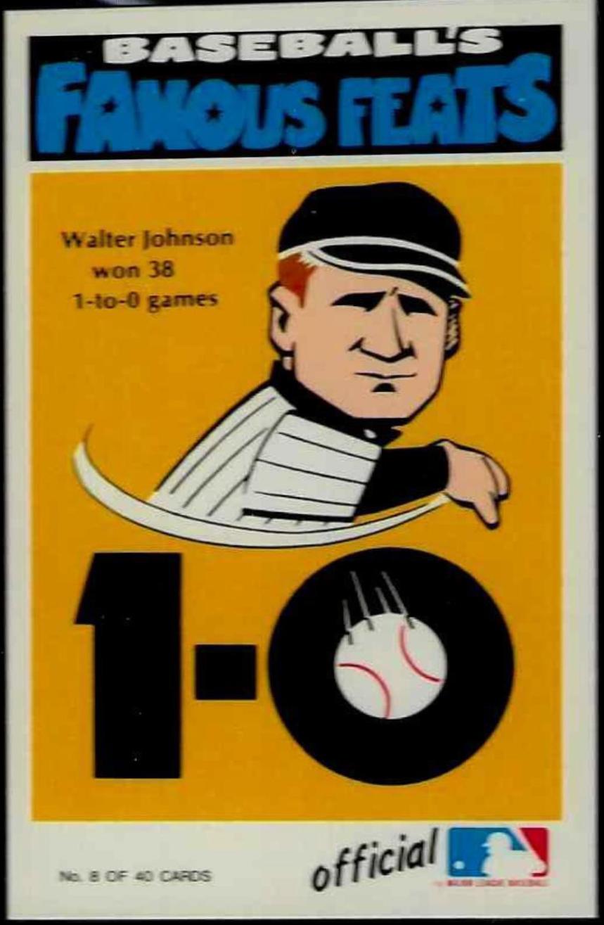 Walter Johnson #8