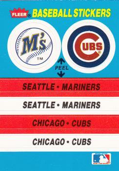 Seattle Mariners /Chicago Cubs