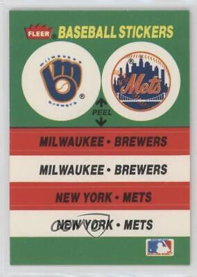 Milwaukee Brewers - New York Mets Team Stickers