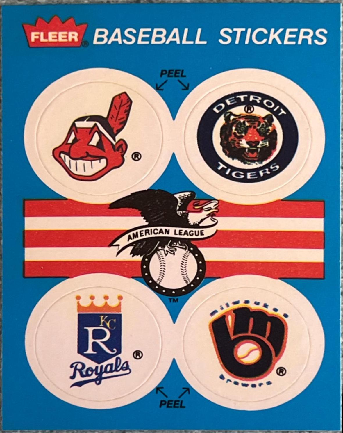 Indians, Tigers, Royals, Brewers