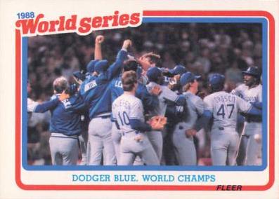 Dodger Blue, World Champs #12