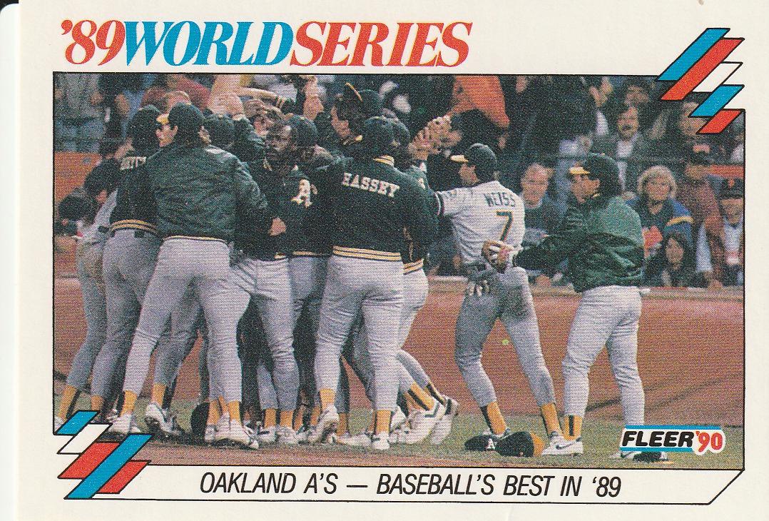 Oakland A's- Baseball's Best In '89 #12