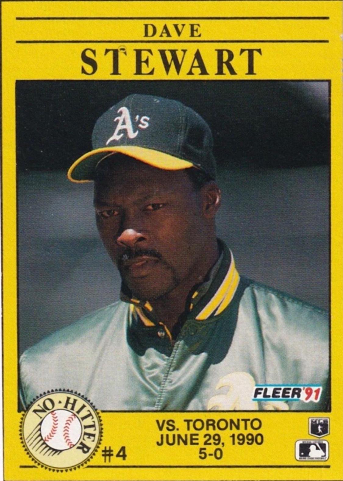 Dave Stewart NO-HITTER #4