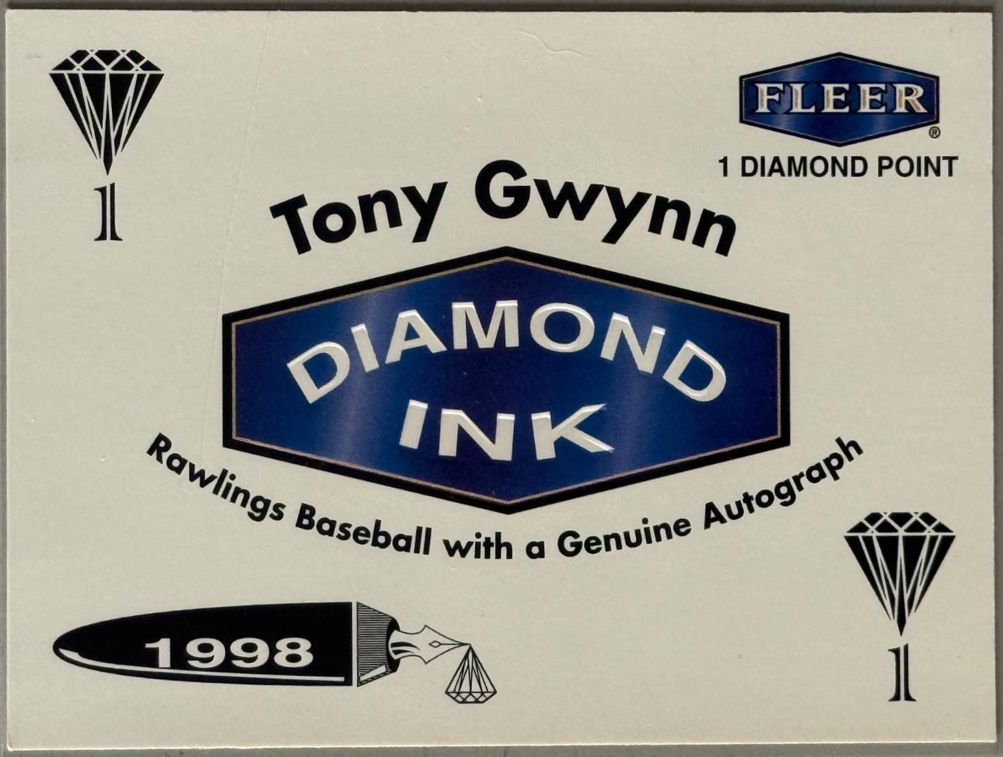 Tony Gwynn [1 Diamond Point]