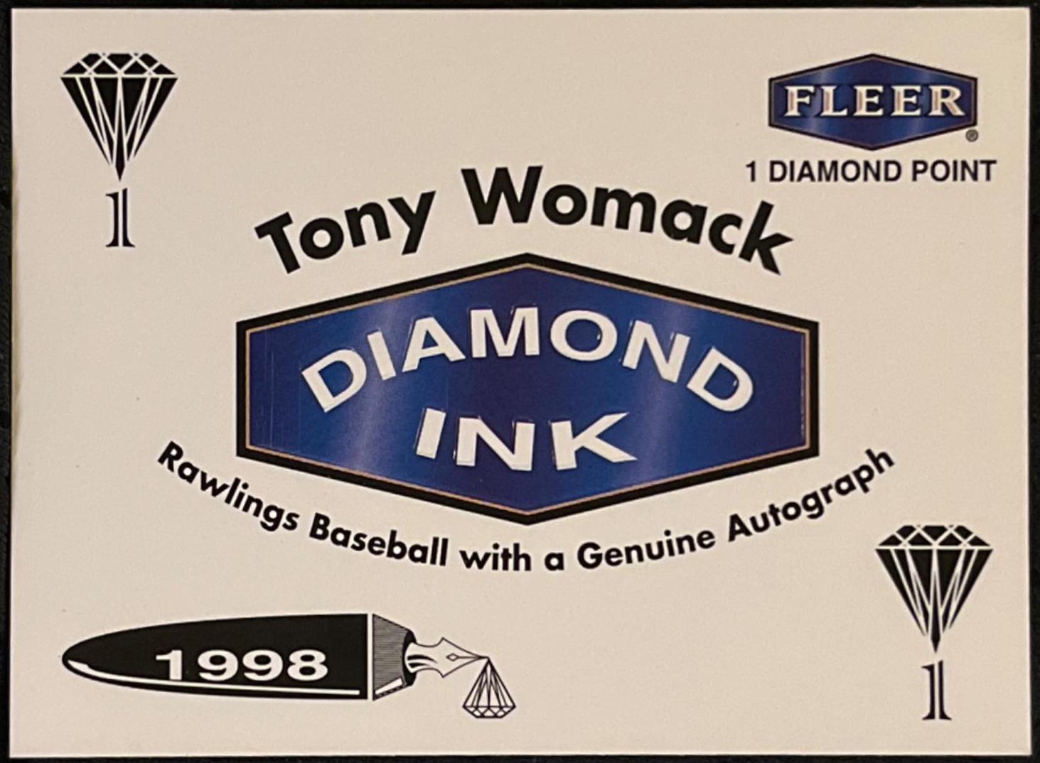 Tony Womack [1 Diamond Point]