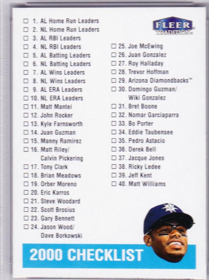 Ken Griffey Jr. [Checklist] #49