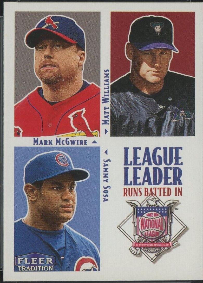 League Leaders [McGwire,Williams,Sosa] #4