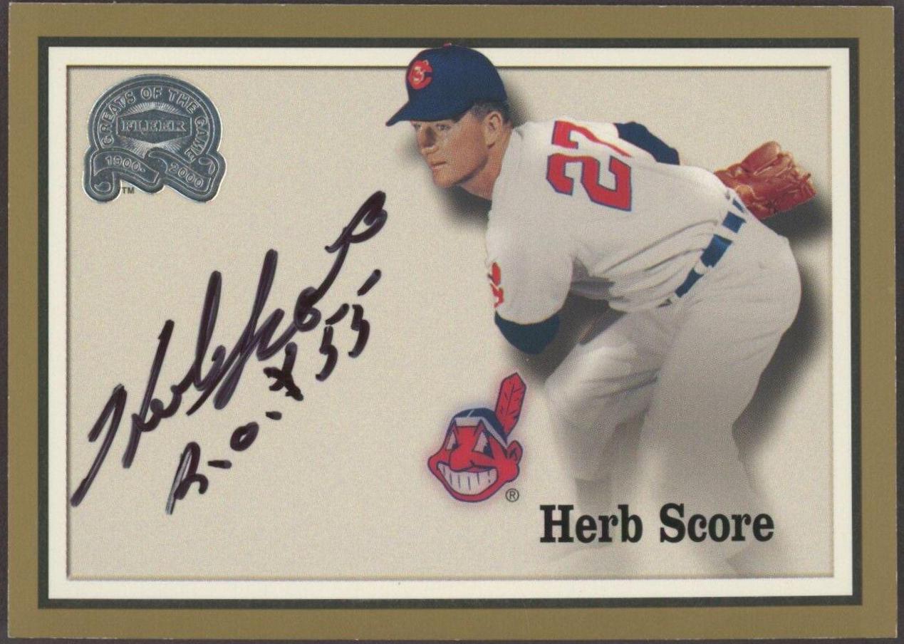 Herb Score [Autographed Roy '55]