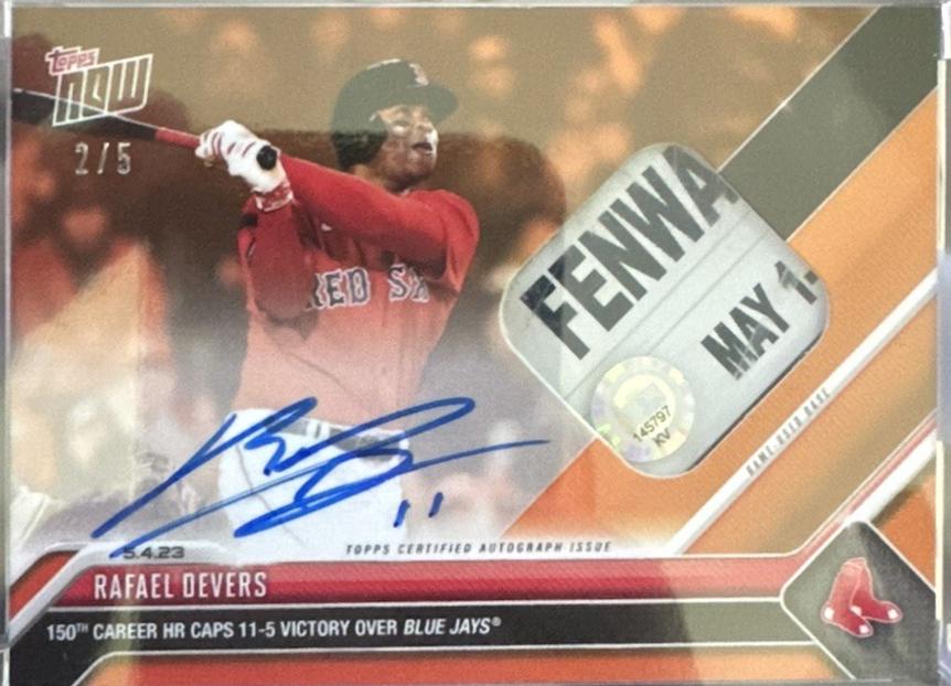 Rafael Devers [Autograph Relics Orange] #236E