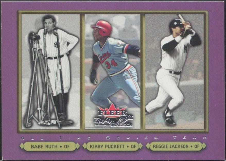 Babe Ruth / Kirby Puckett / Reggie Jackson #97