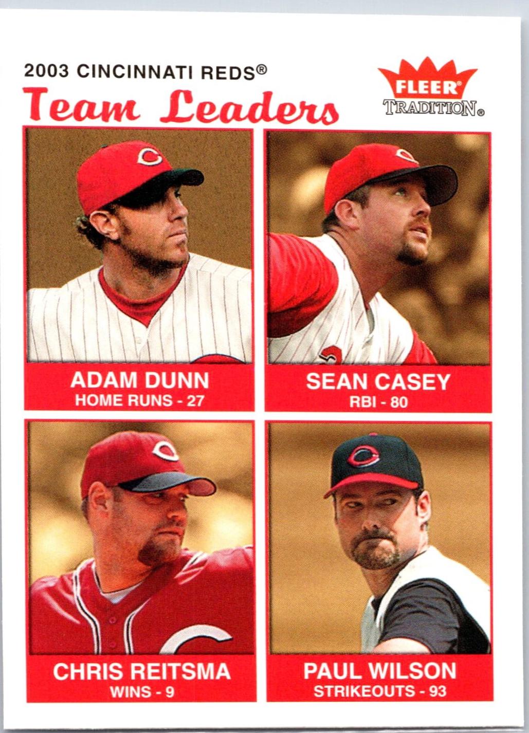 Adam Dunn / Sean Casey / Chris Reitsma / Paul Wilson #18