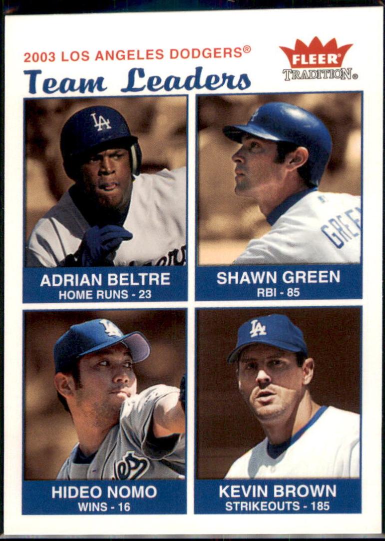 Adrian Beltre / Shawn Green / Hideo Nomo / Kevin Brown #25
