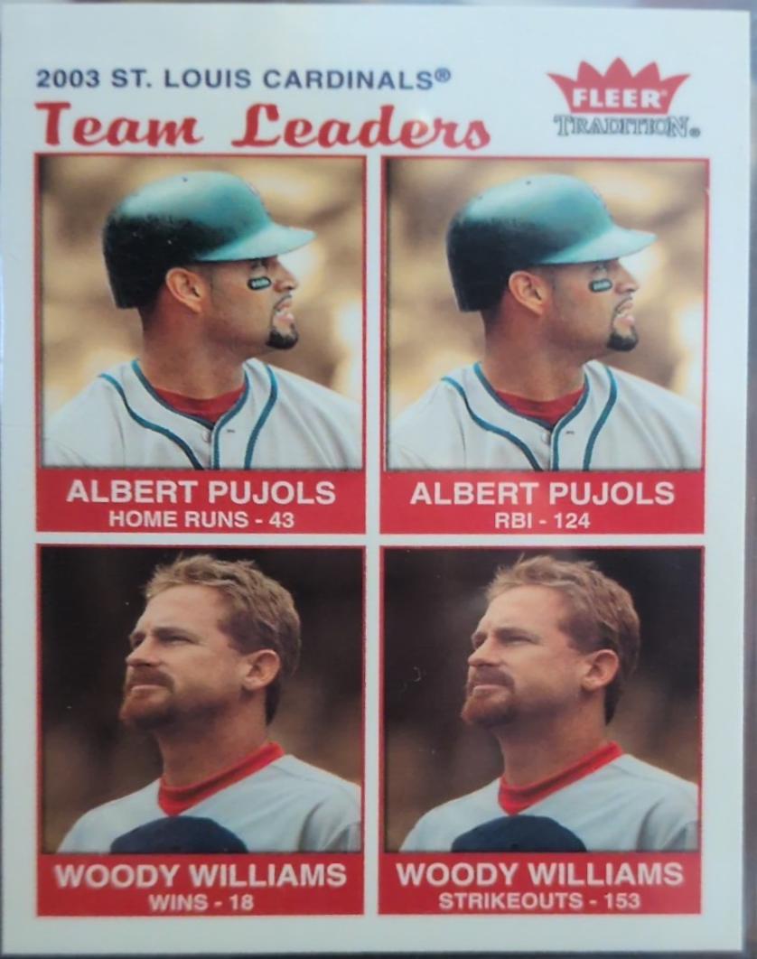 Albert Pujols / Woody Williams #37