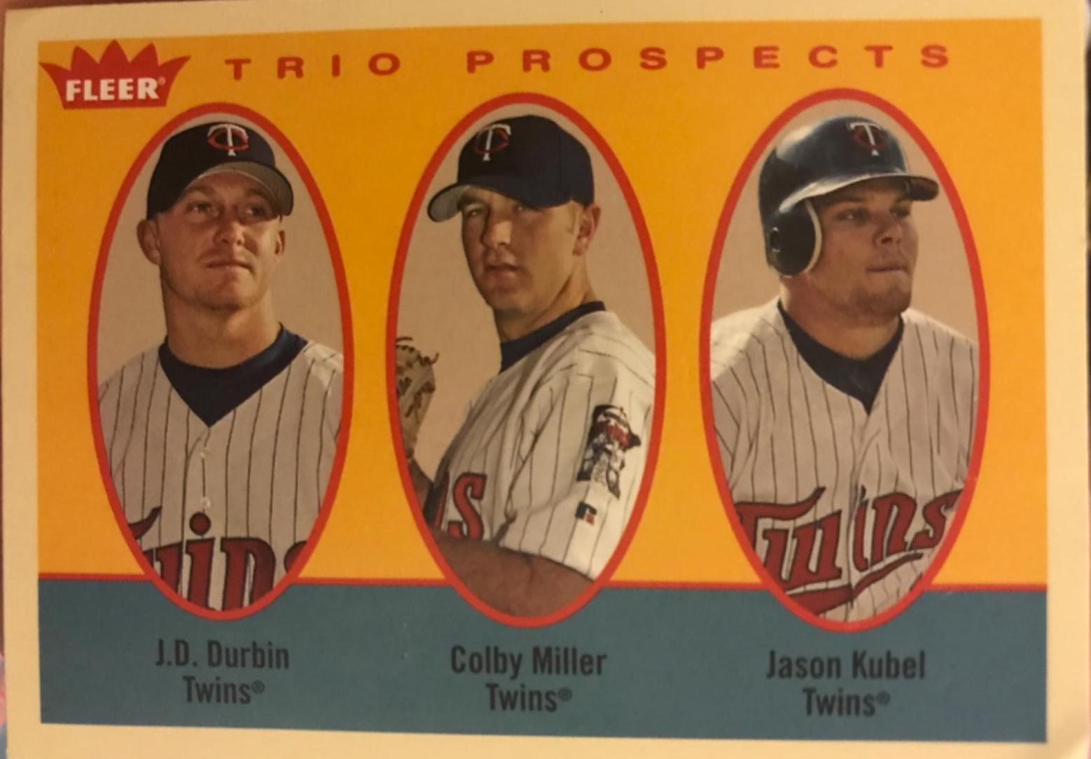 J.D. Durbin, C. Miller, J. Kubel [Trio Prospects] #317