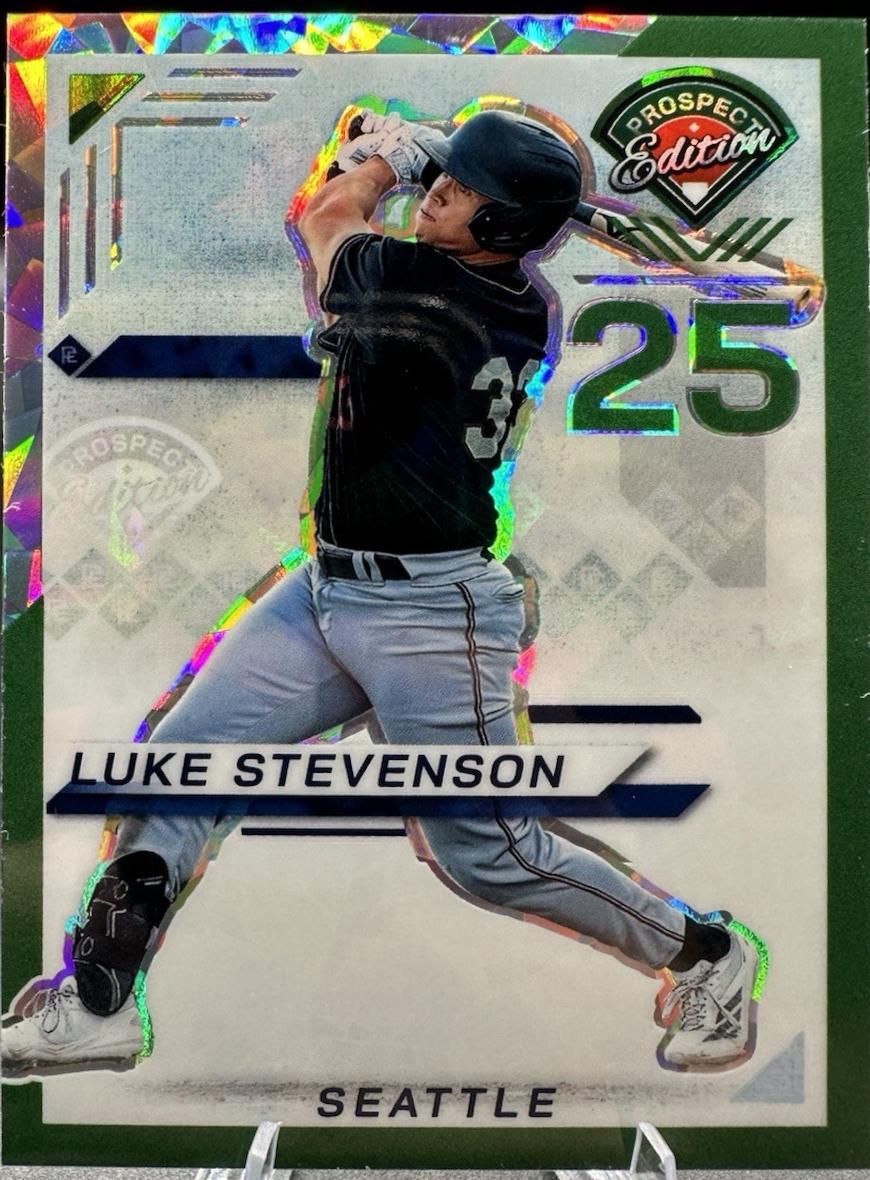 Luke Stevenson [Green Ice Holo Ticket] #136