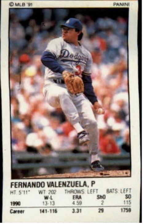 Fernando Valenzuela #59