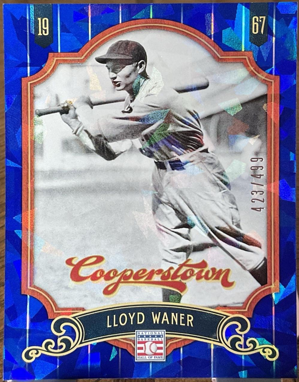 Lloyd Waner [Crystal Collection Blue] #53