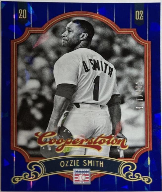 Ozzie Smith [Crystal Collection Blue] #10