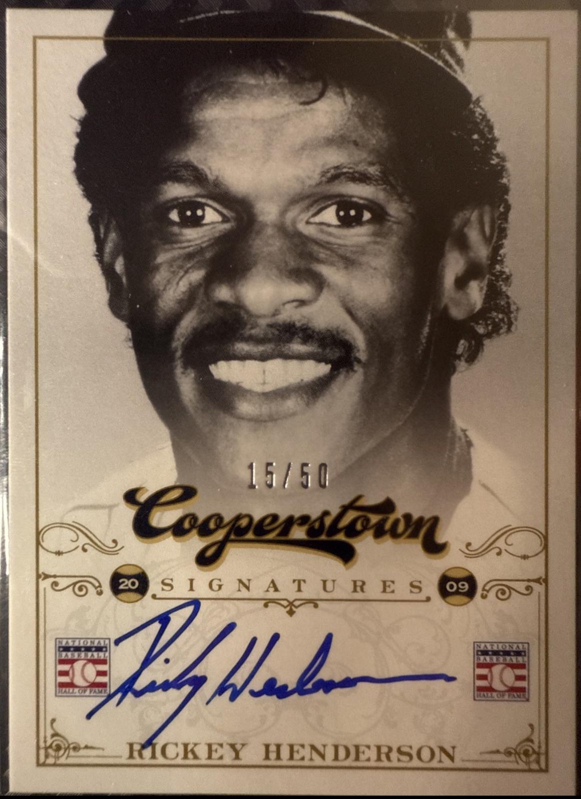 Rickey Henderson #HOF-RH