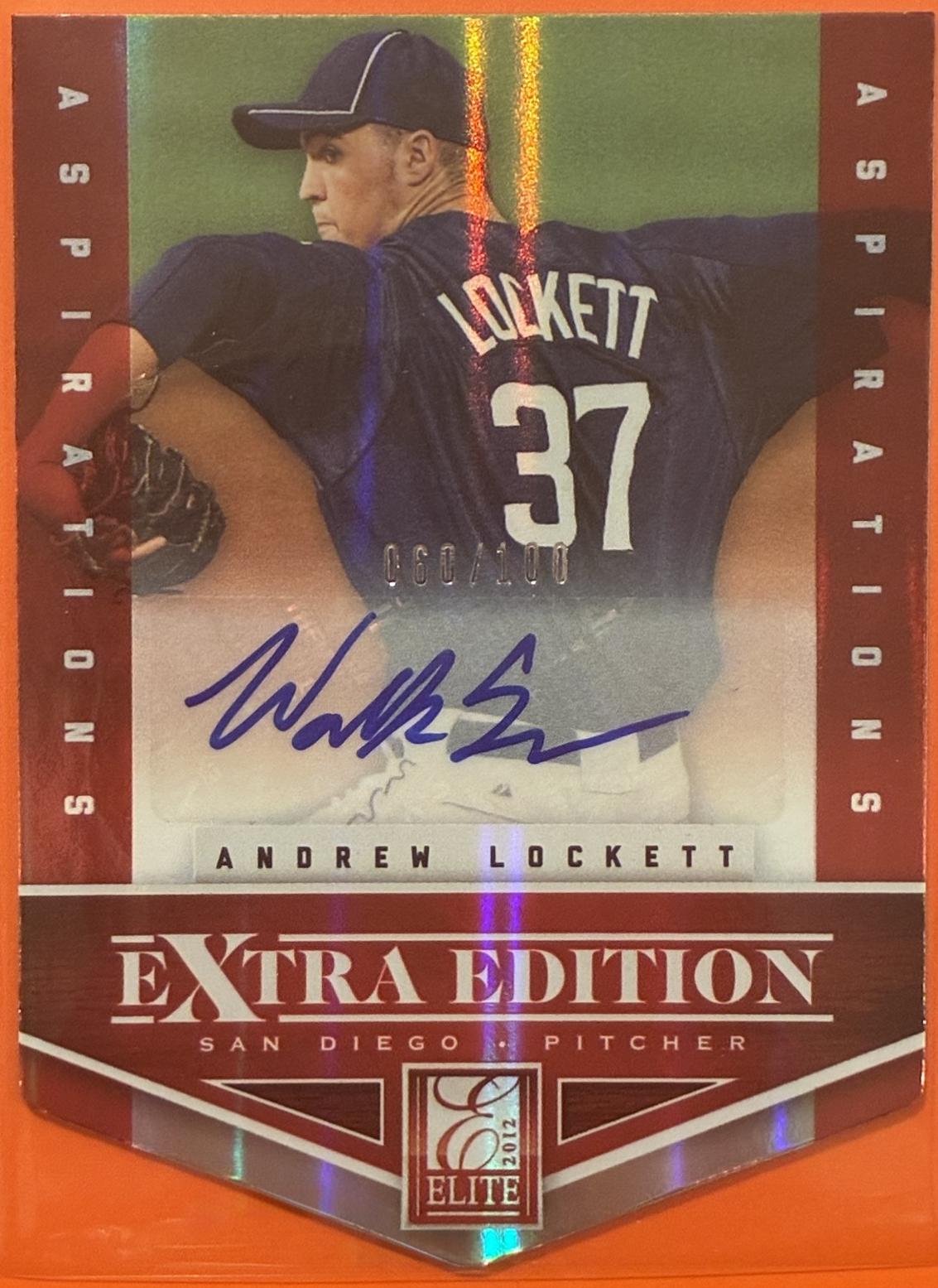 Andrew Lockett [Aspirations Die Cut] #100