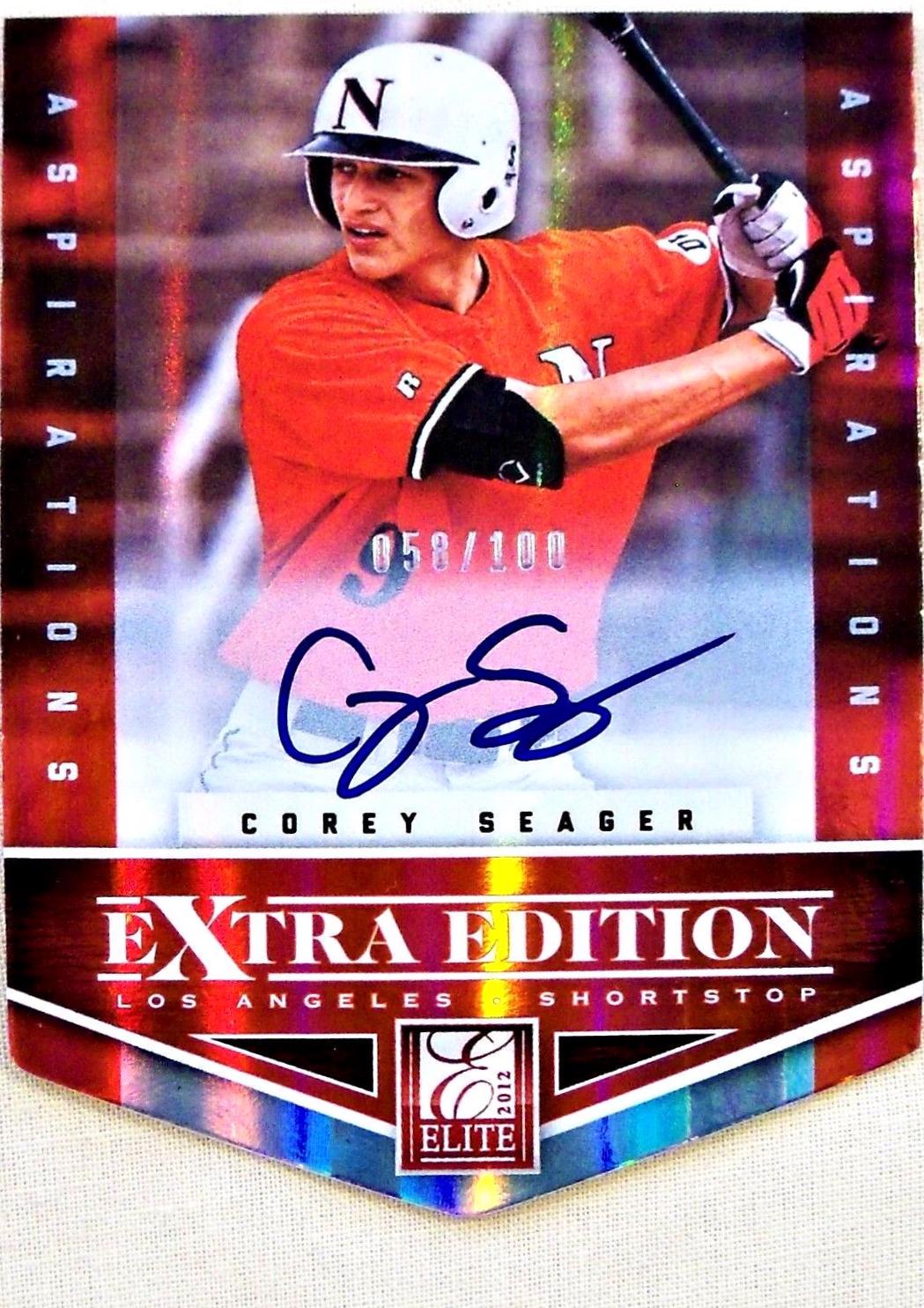 Corey Seager [Aspirations Die Cut Autograph] #113
