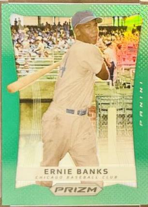 Ernie Banks [Green Prizm] #124