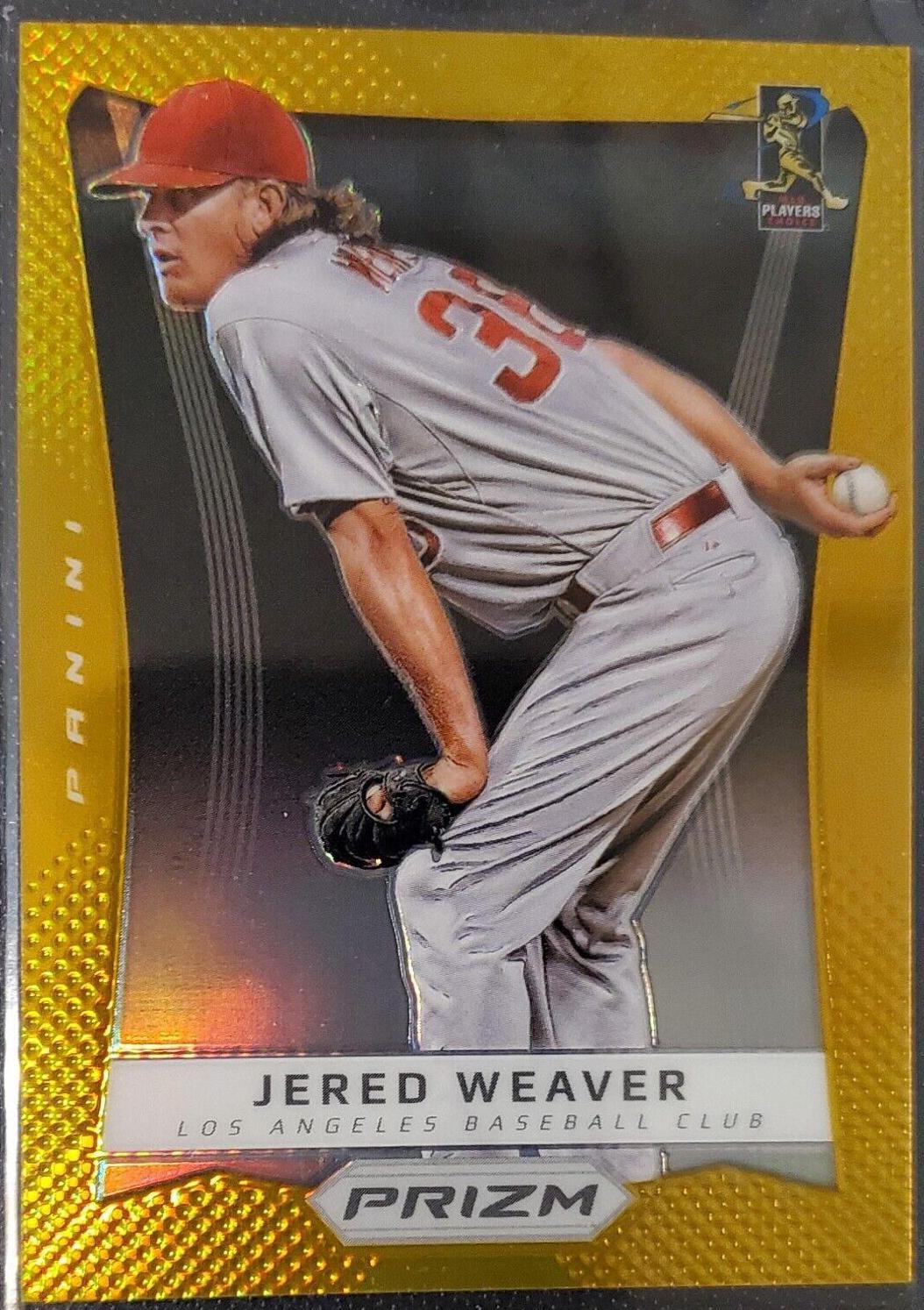 Jered Weaver [Gold Prizm] #60