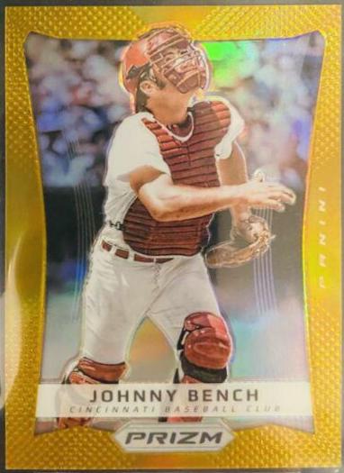 Johnny Bench [Gold Prizm] #141