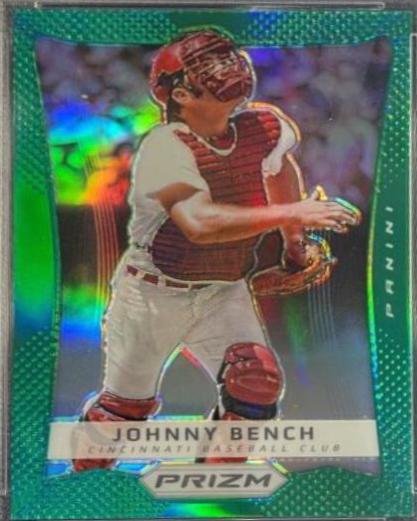 Johnny Bench [Green Prizm] #141