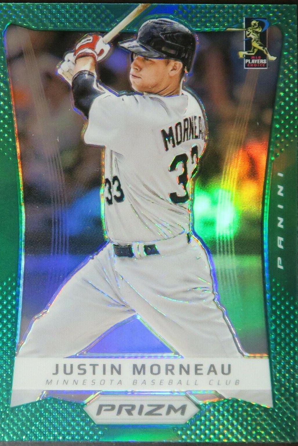 Justin Morneau [Green Prizm] #105