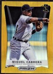 Miguel Cabrera [Gold Prizm] #24