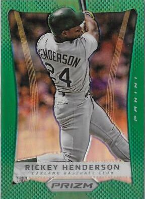 Rickey Henderson [Green Prizm] #149