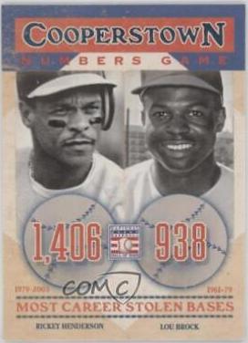 Lou Brock, Rickey Henderson #10
