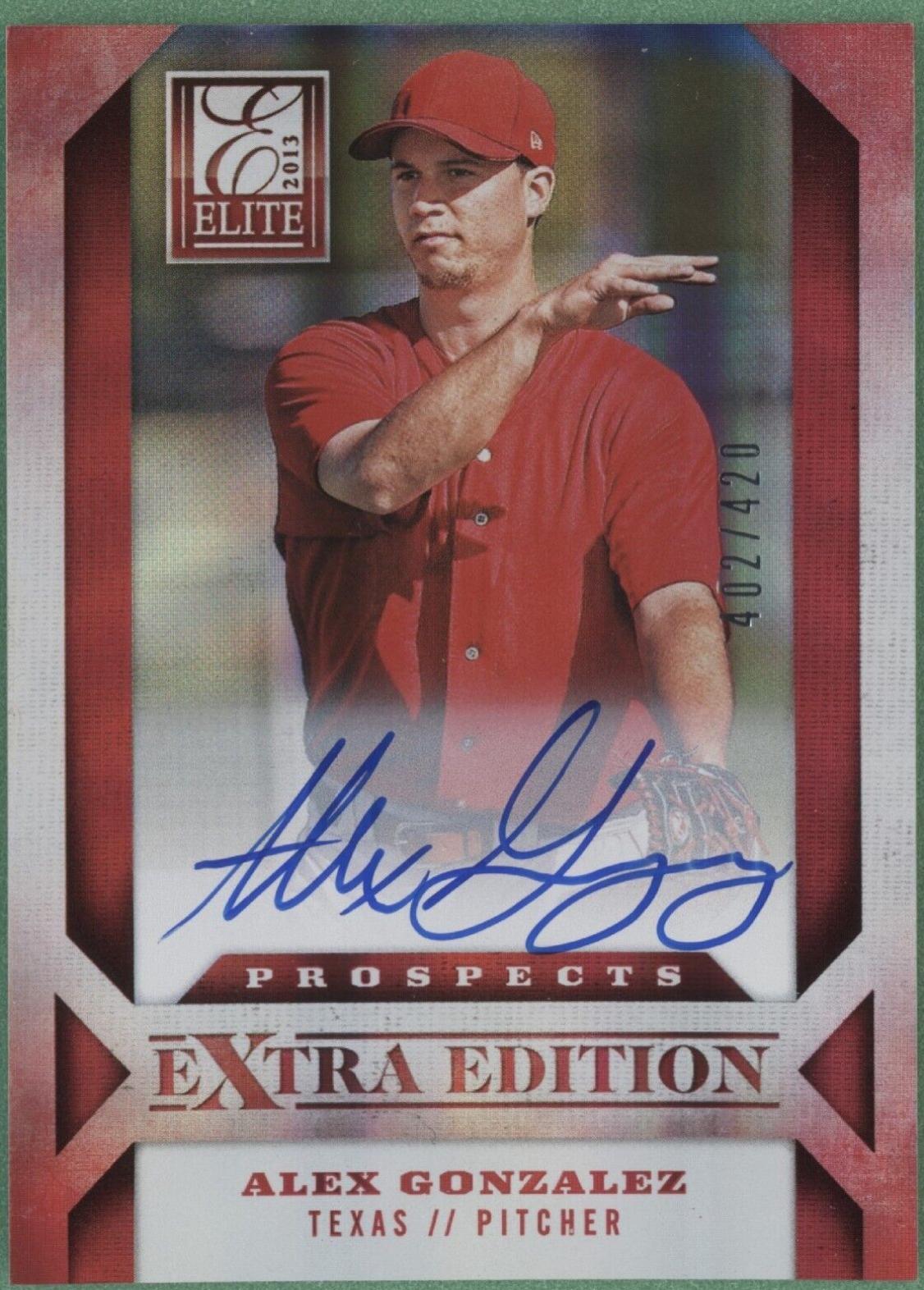 Alex Gonzalez [Signature] #116