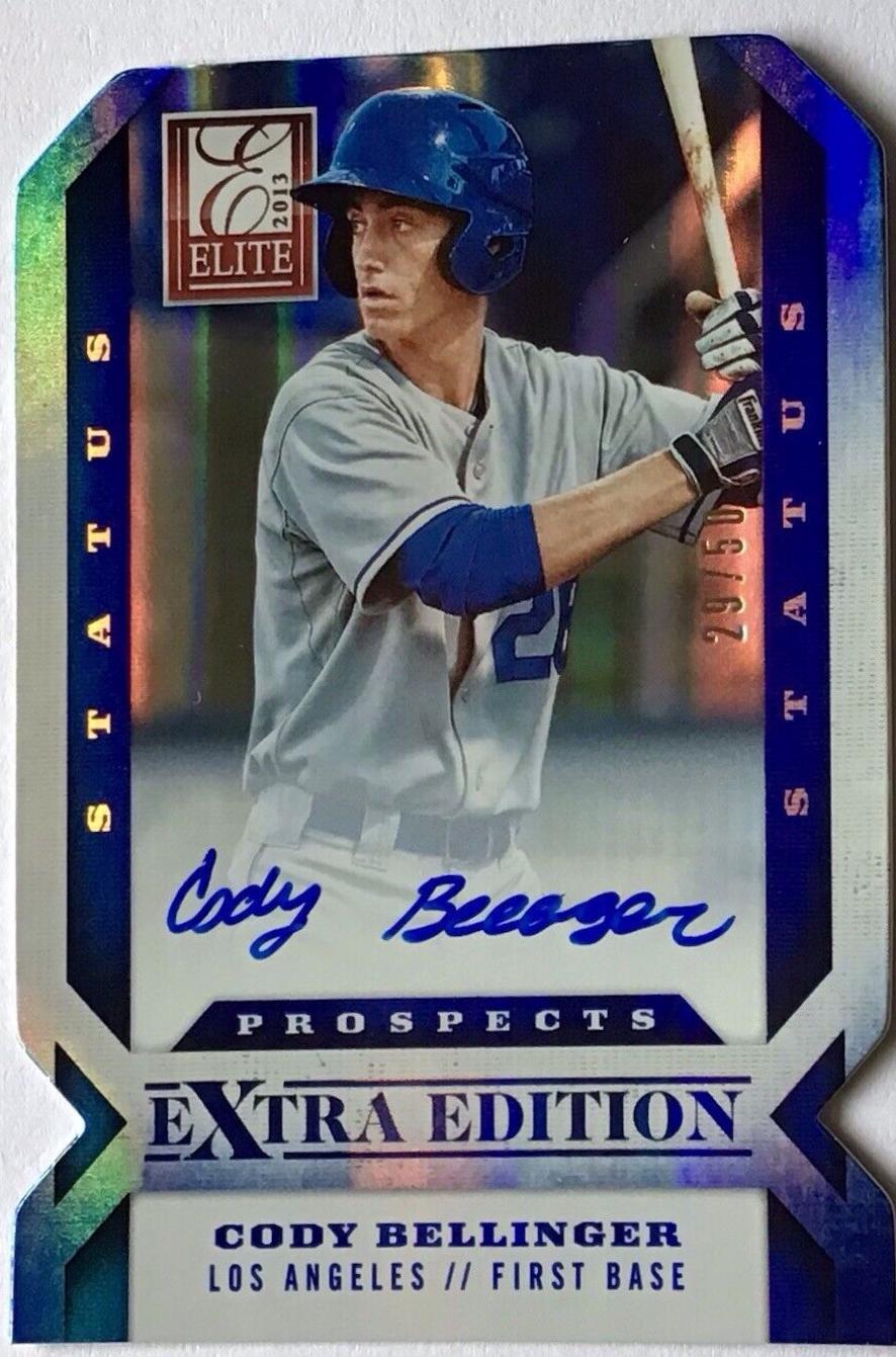 Cody Bellinger [Blue Status Die Cut Signature] #158
