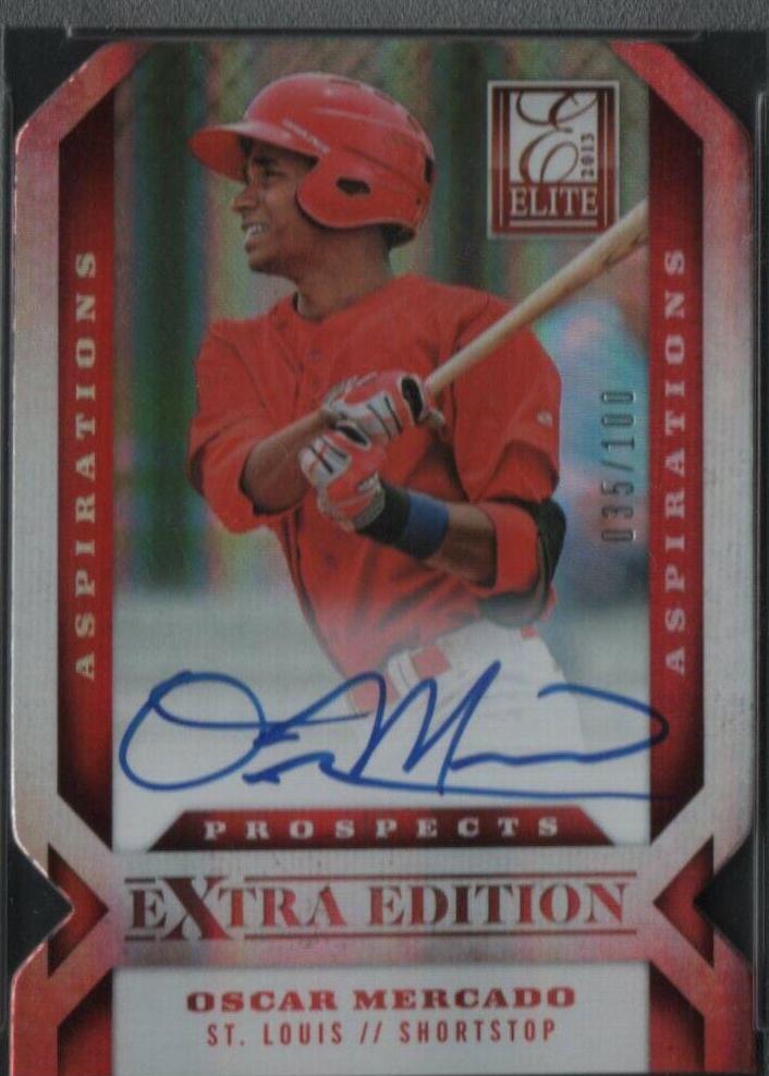 Oscar Mercado [Aspirations Die Cut Signature] #136