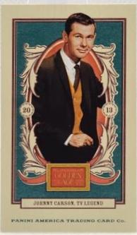 Johnny Carson [Mini American Caramel Blue Ink] #123